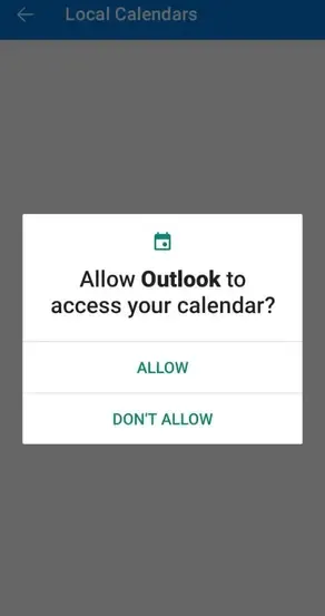 Enable Calendar Sync