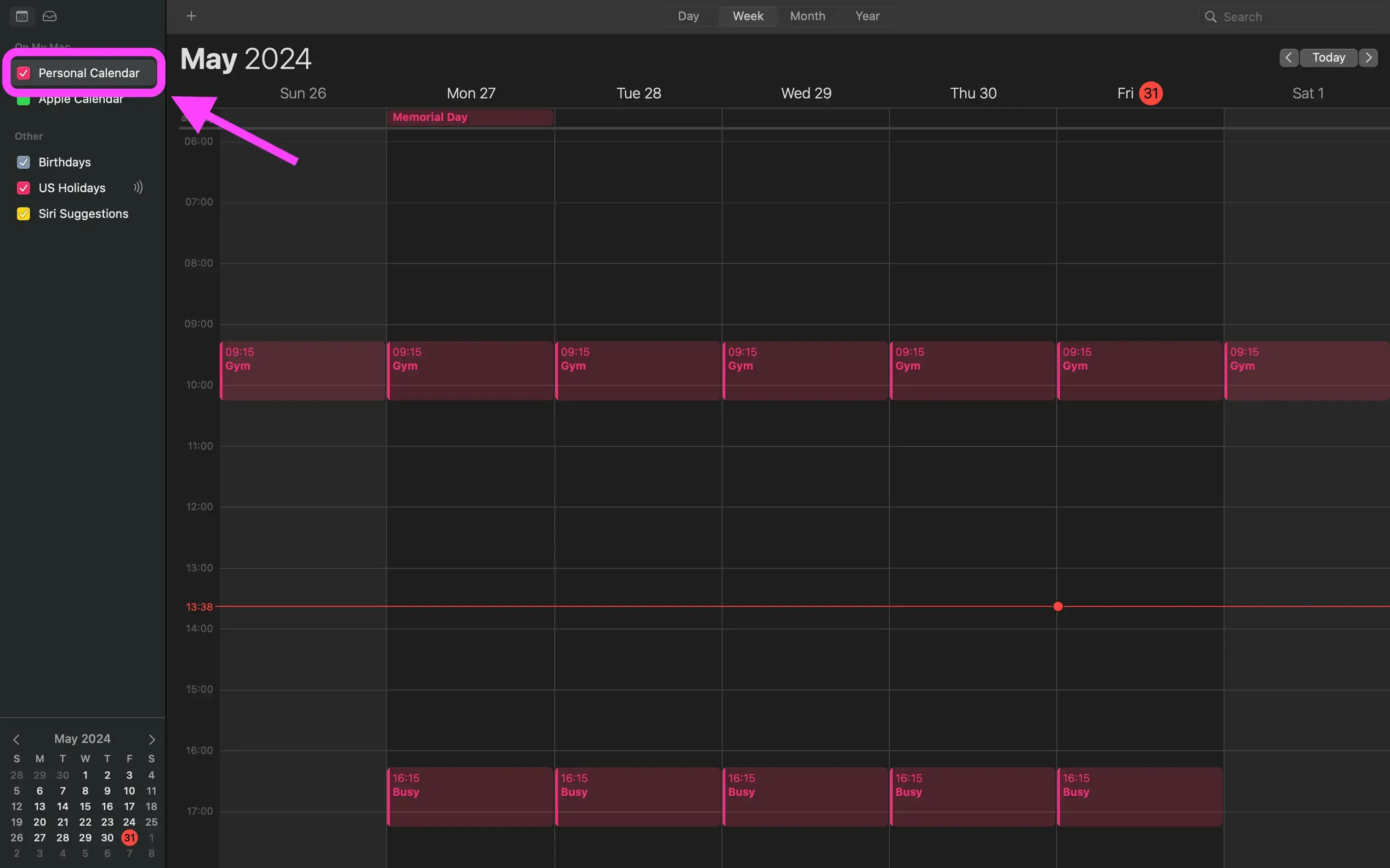 Apple Calendar Mac - Check the Calendar to block time to Apple Calendar Mac - Check the Calendar to block time to