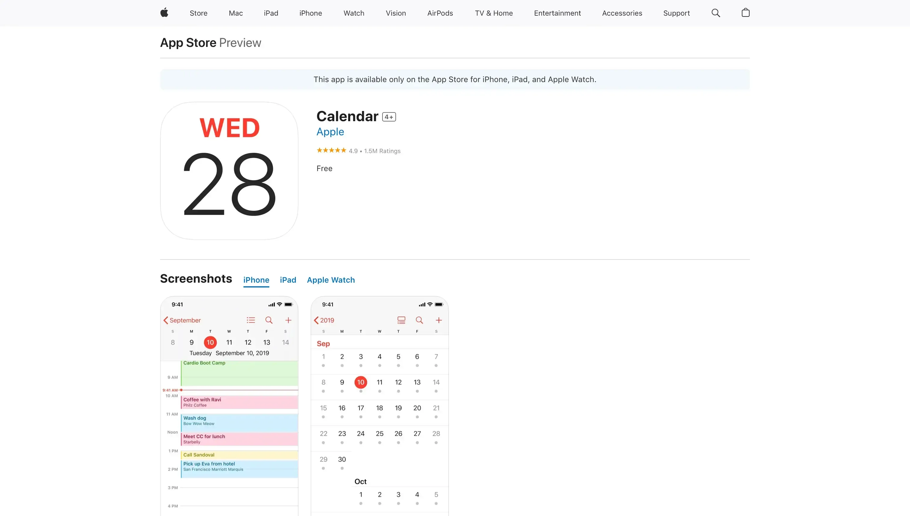 Apple Calendar on the App Store Apple Calendar on the App Store
