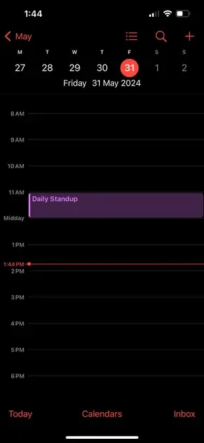 Apple Calendar iPhone - homepage Apple Calendar iPhone - homepage