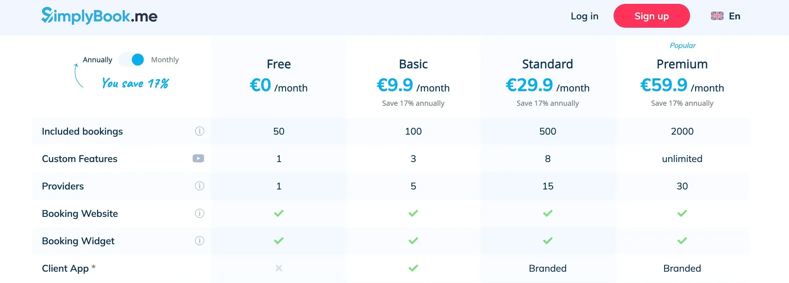 simplybookme pricing simplybookme pricing