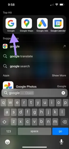 iOS - Google App iOS - Google App