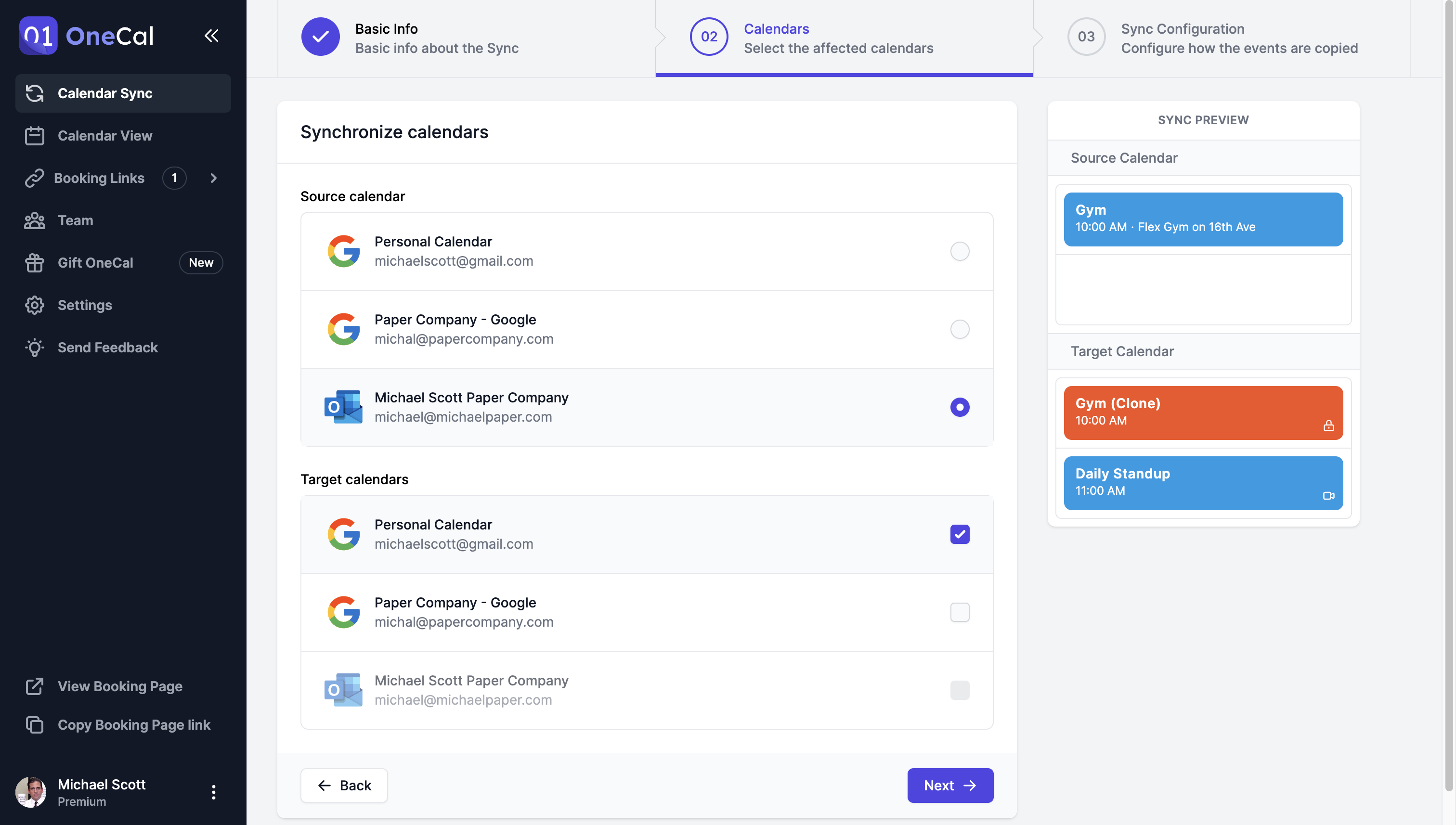 Mit OneCal Ihre Kalender automatisieren