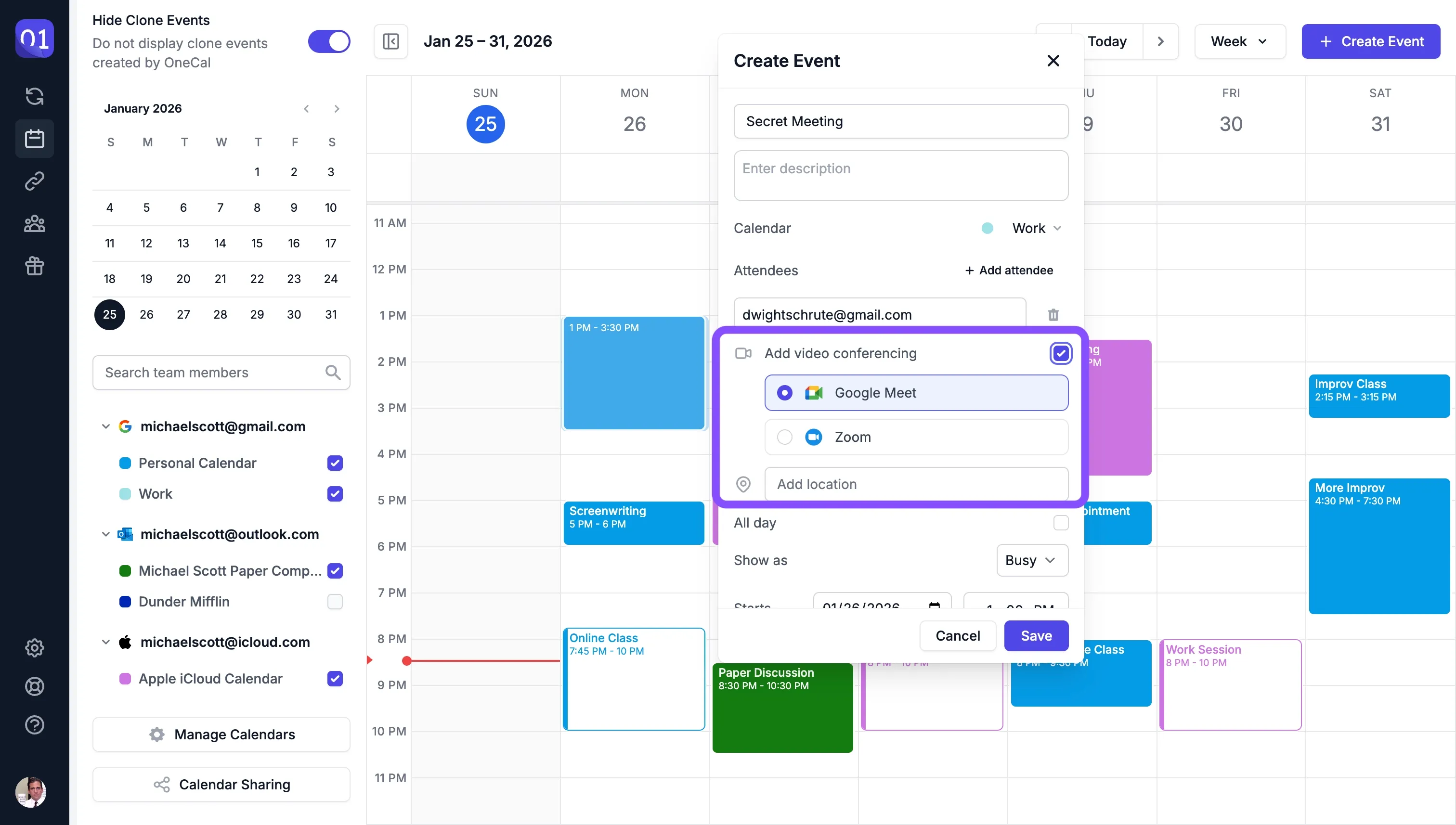 Add video conferencing Add video conferencing