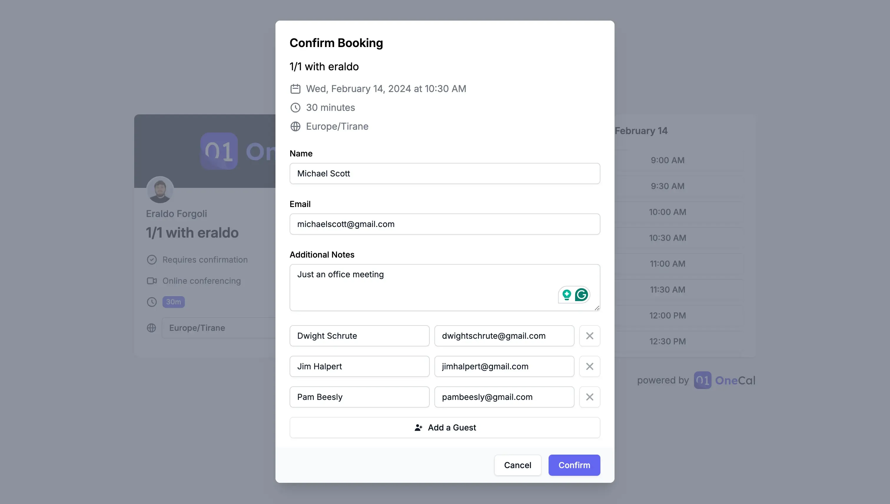 OneCal Product Update - February 2024 OneCal Product Update - February 2024