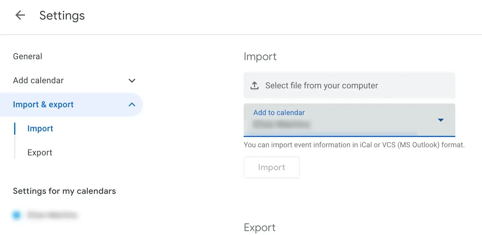 Import and Export Google Calendar Import and Export Google Calendar
