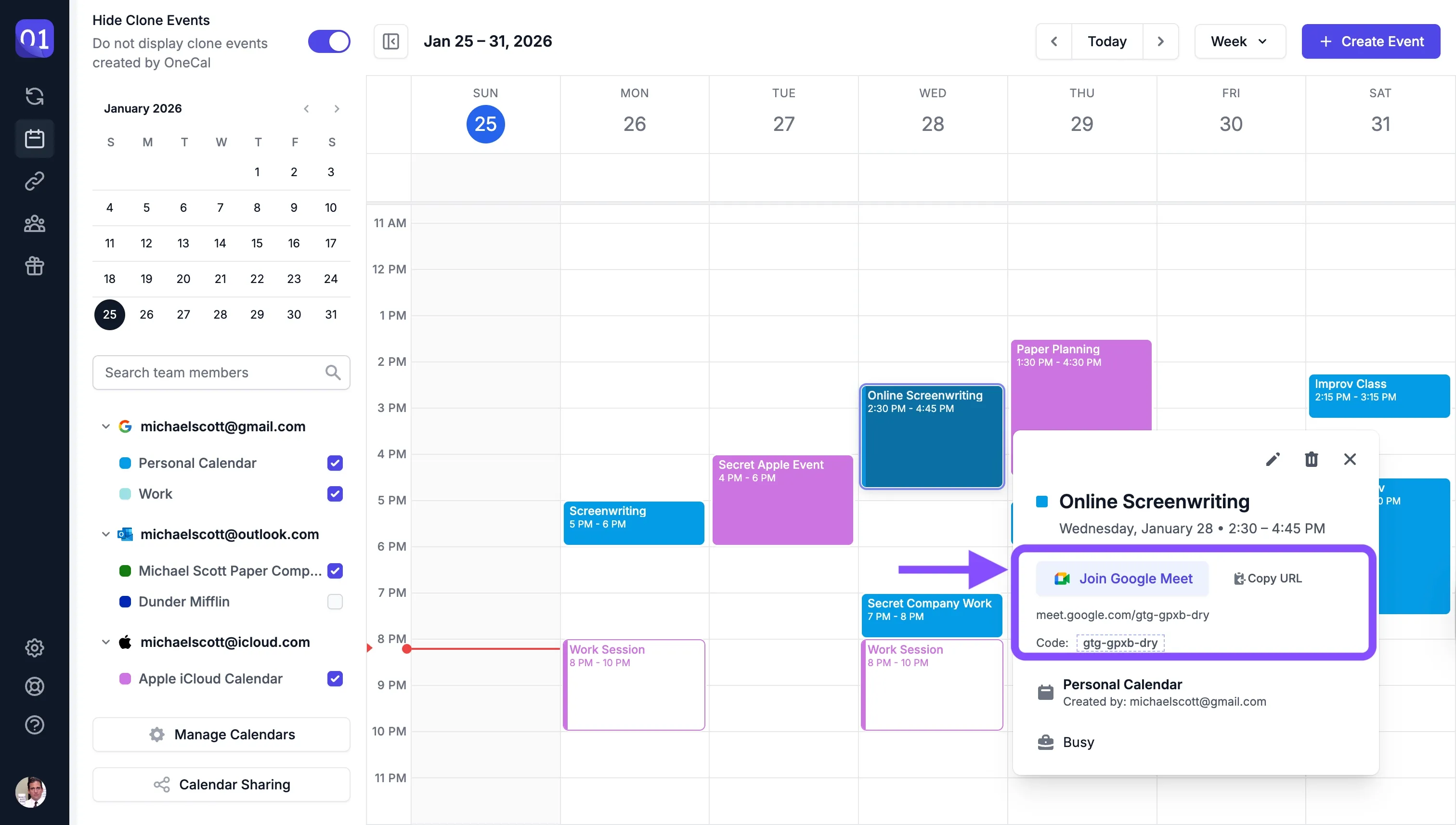Join Meetings through Calendar View Join Meetings through Calendar View