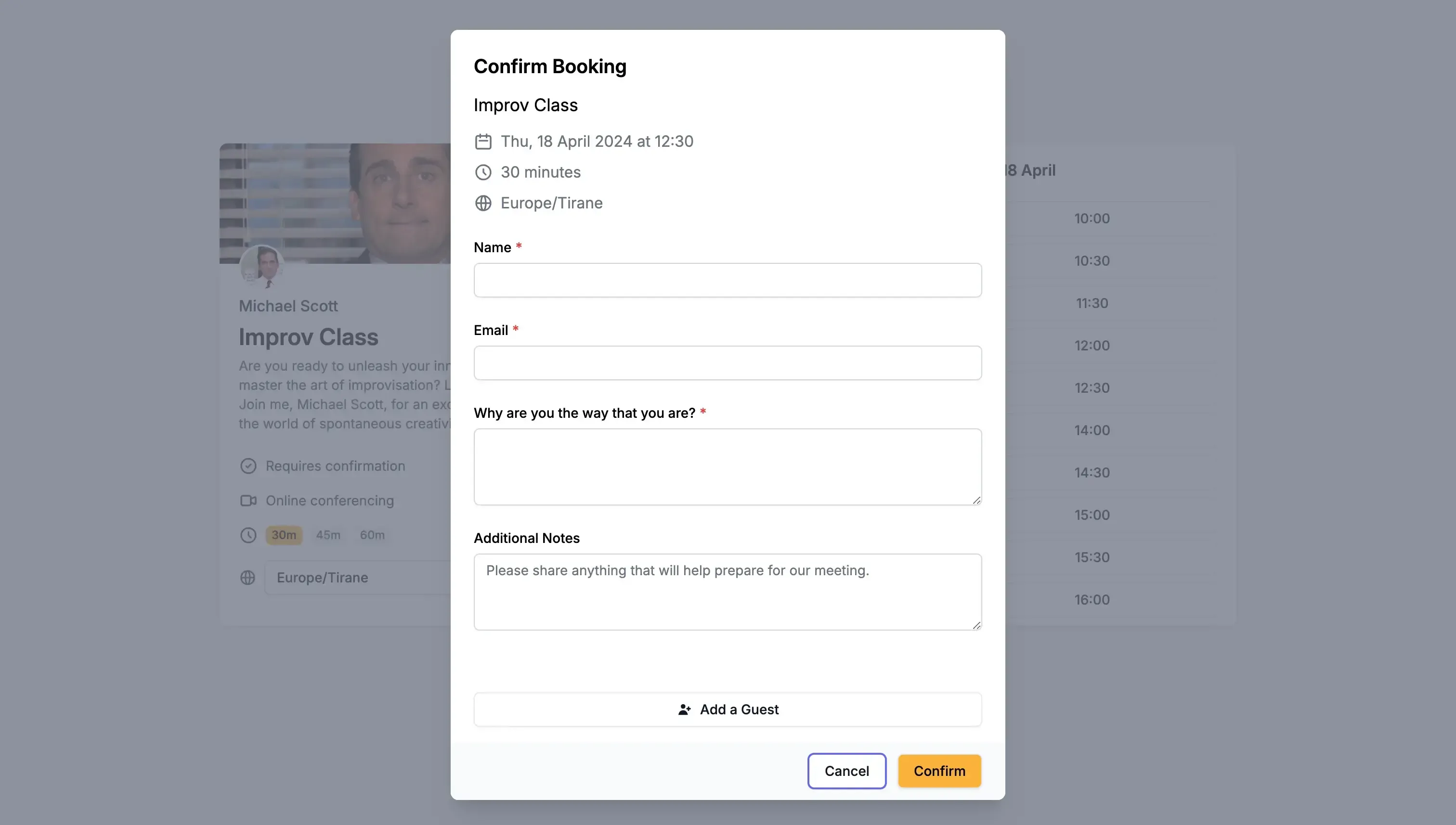 OneCal Scheduling Links question OneCal Scheduling Links question
