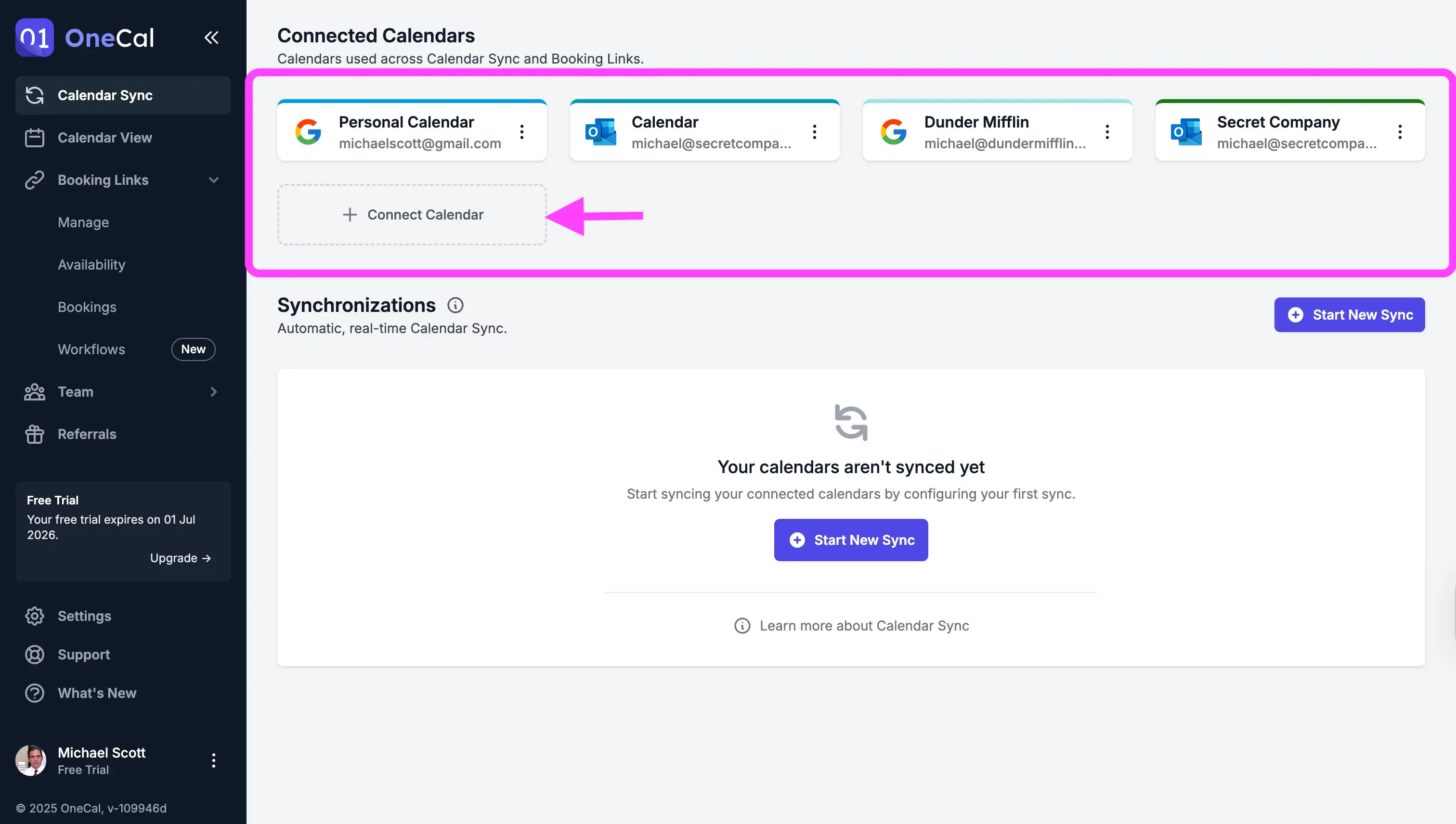 OneCal - Connect all calendars