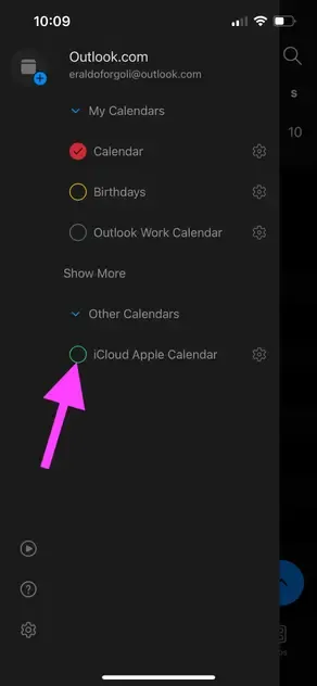 Outlook Calendar mobile - check the calendar Outlook Calendar mobile - check the calendar