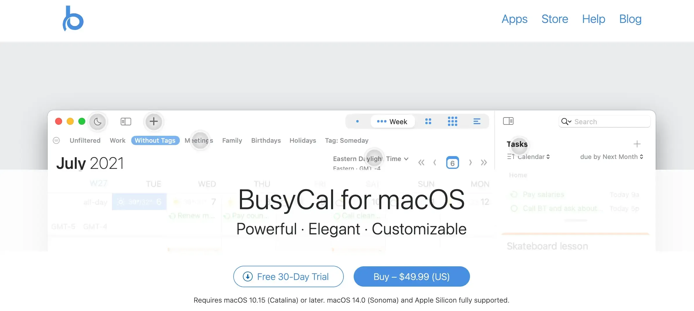 BusyCal for MacOS BusyCal for MacOS