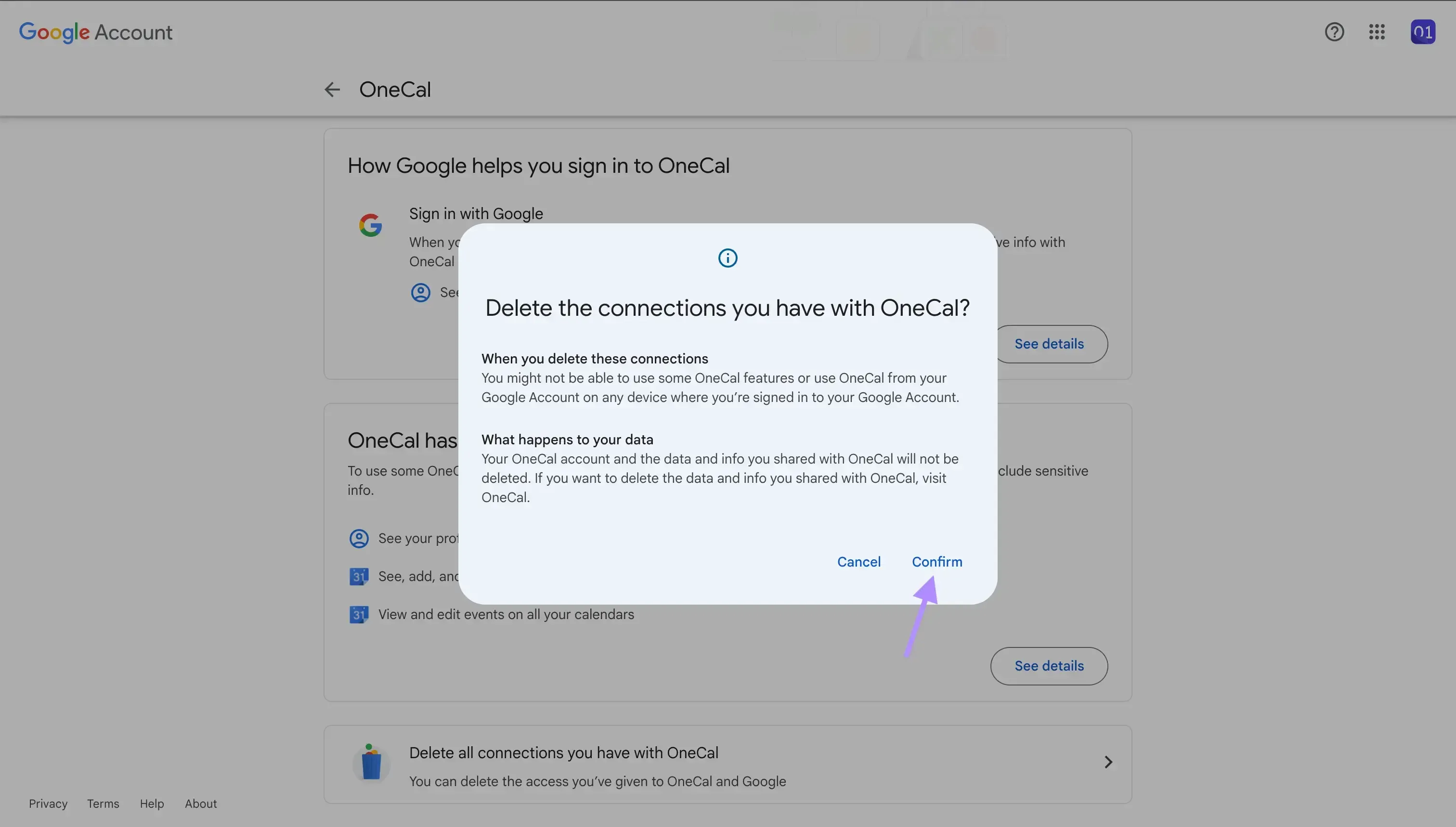 Google Account - Click Confirm Google Account - Click Confirm