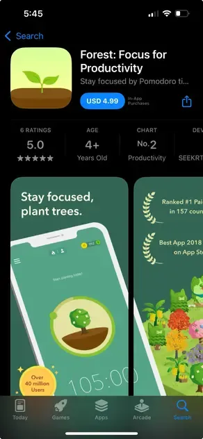 Forest App Pricing Forest App Pricing