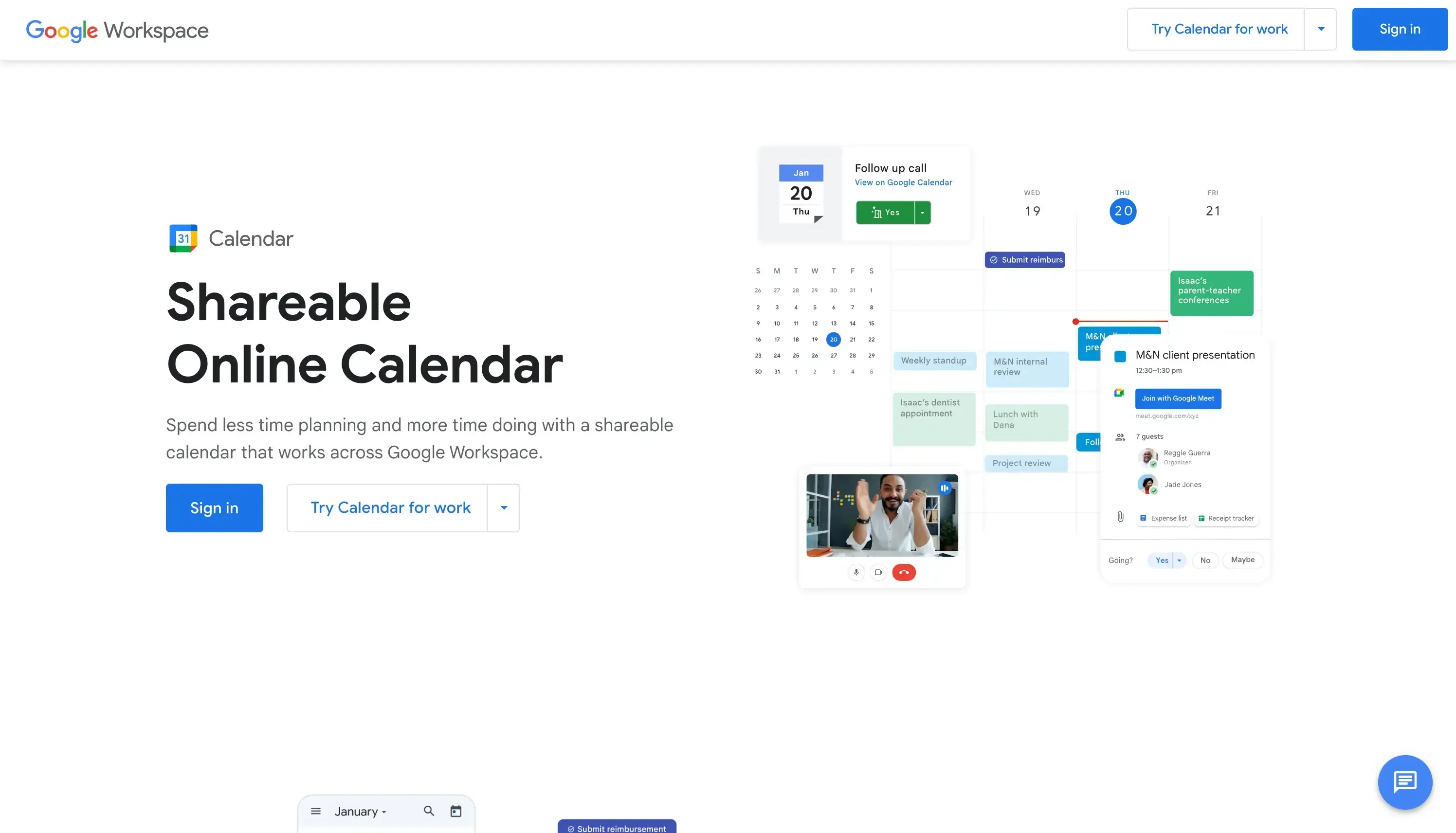 Google Calendar Landing Page Google Calendar Landing Page