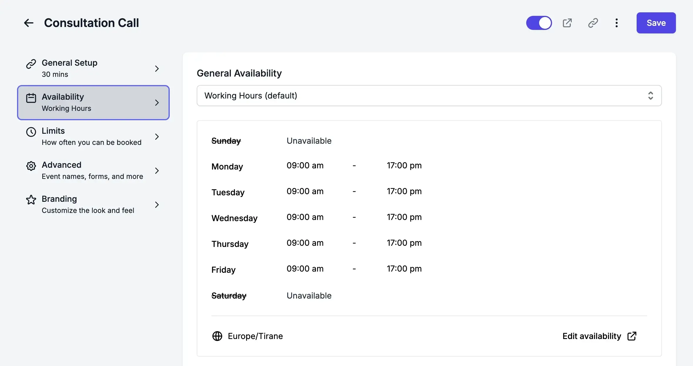 OneCal Scheduling Links Availabilty OneCal Scheduling Links Availabilty