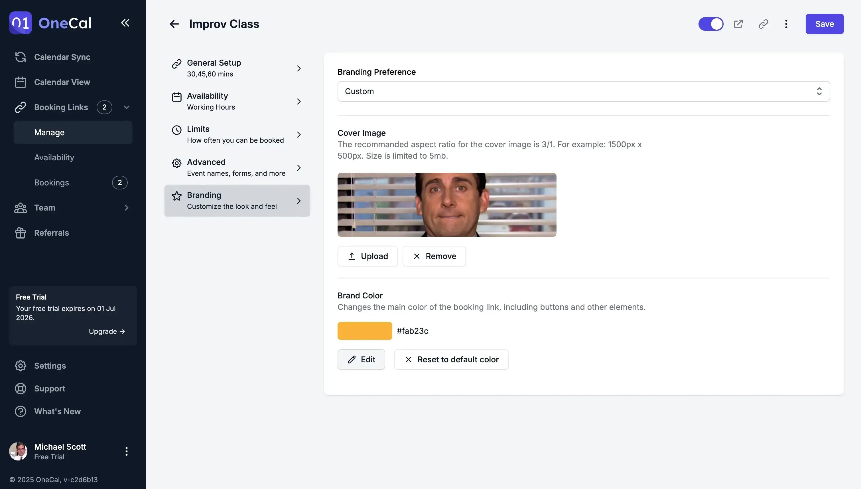 OneCal Scheduling Link - Custom Branding OneCal Scheduling Link - Custom Branding