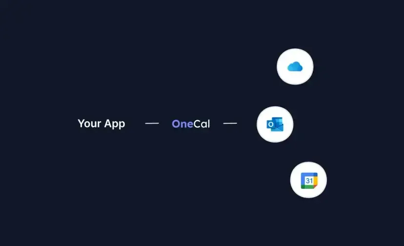 OneCal Unified Calendar API - Supported calendar providers