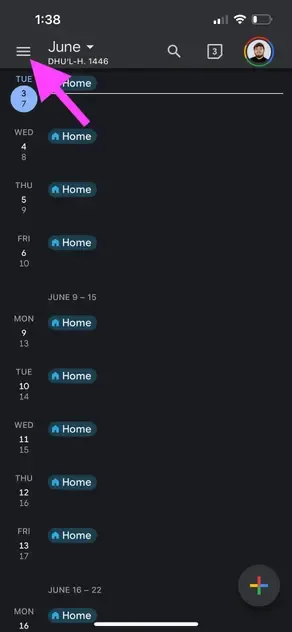 Google Calendar iOS app - Homepage Google Calendar iOS app - Homepage