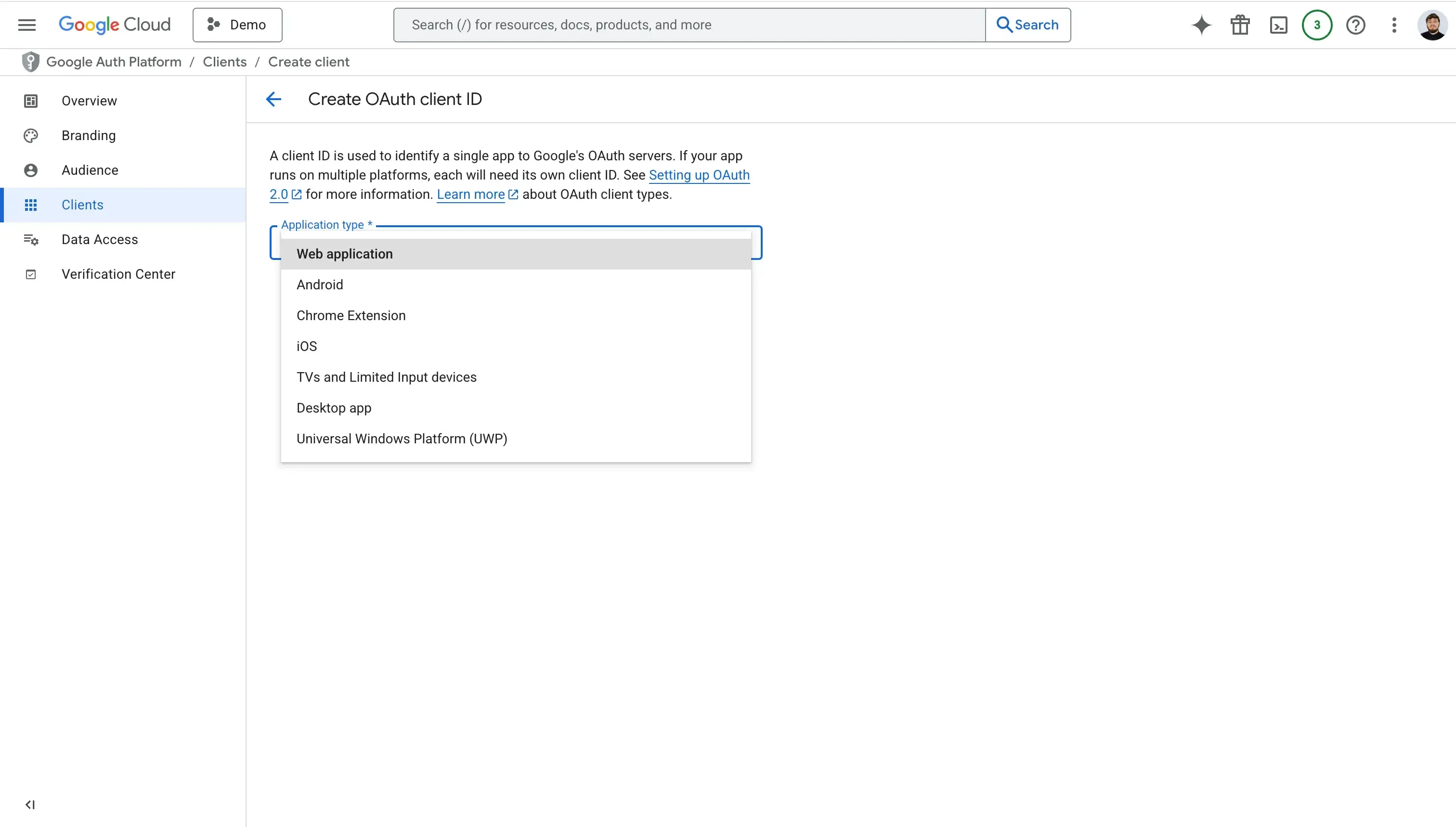Google Cloud - Client Options