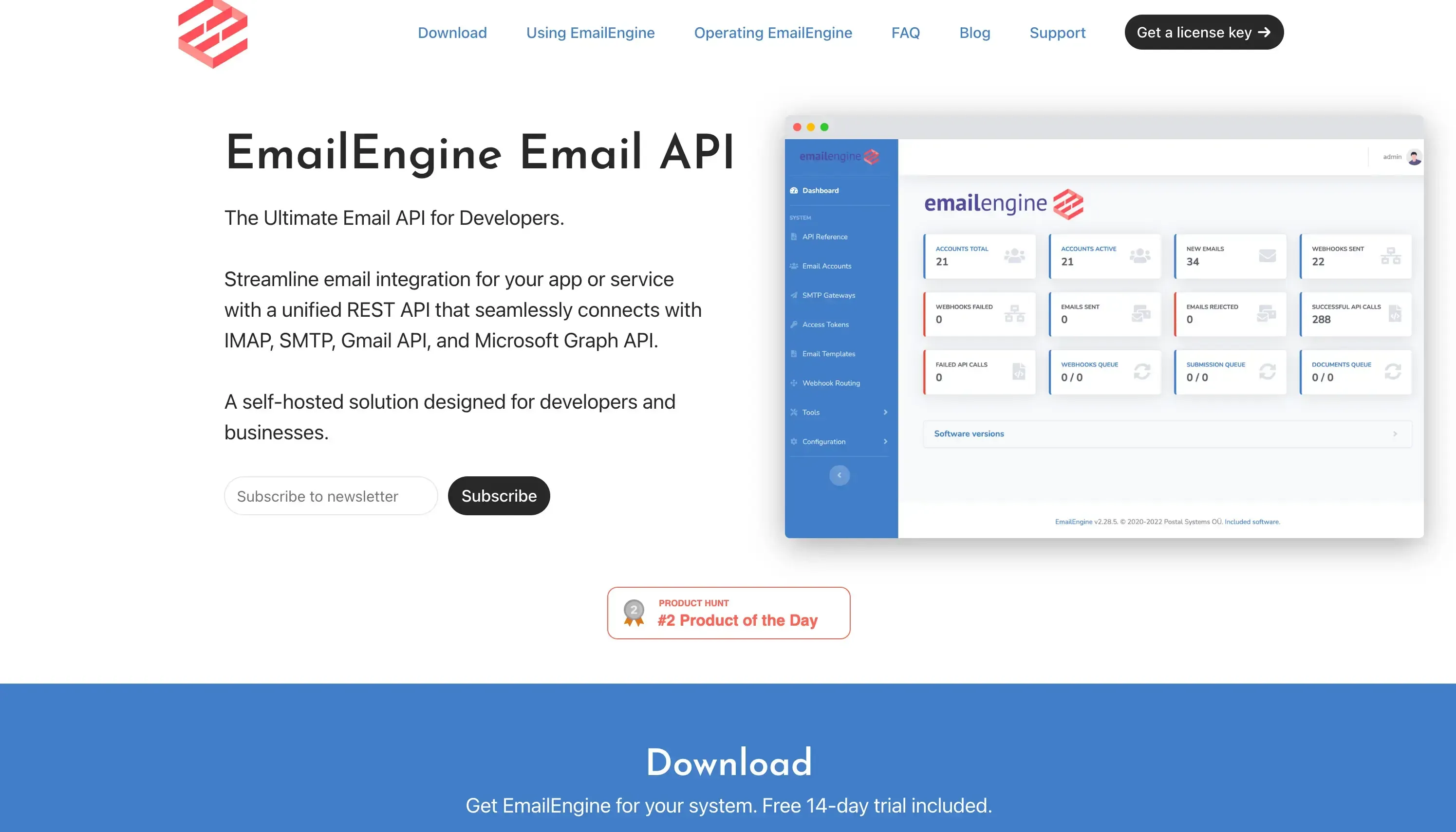 EmailEngine Landing Page EmailEngine Landing Page