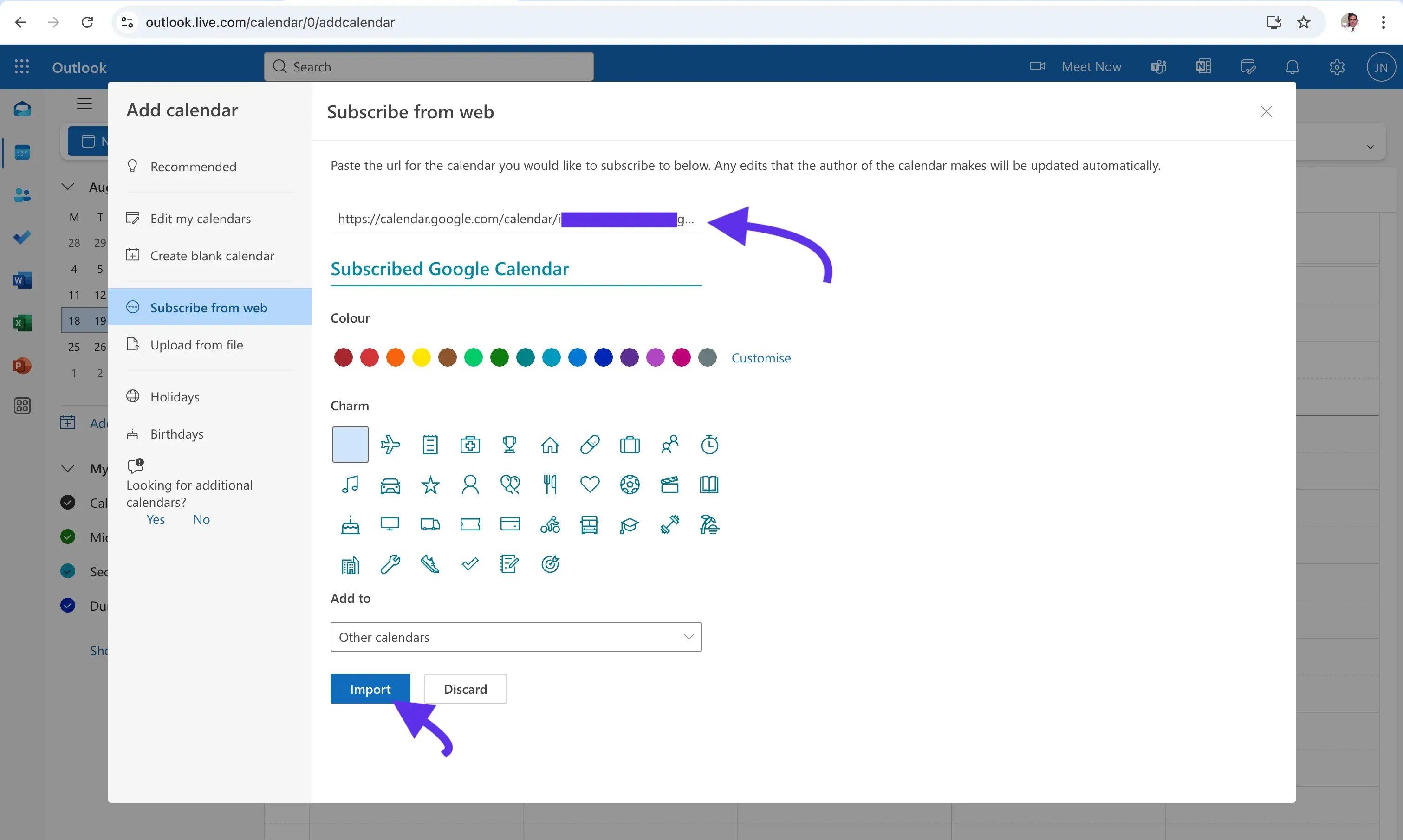 How to Subscribe to a Web (ICS) Calendar in Outlook Calendar How to Subscribe to a Web (ICS) Calendar in Outlook Calendar