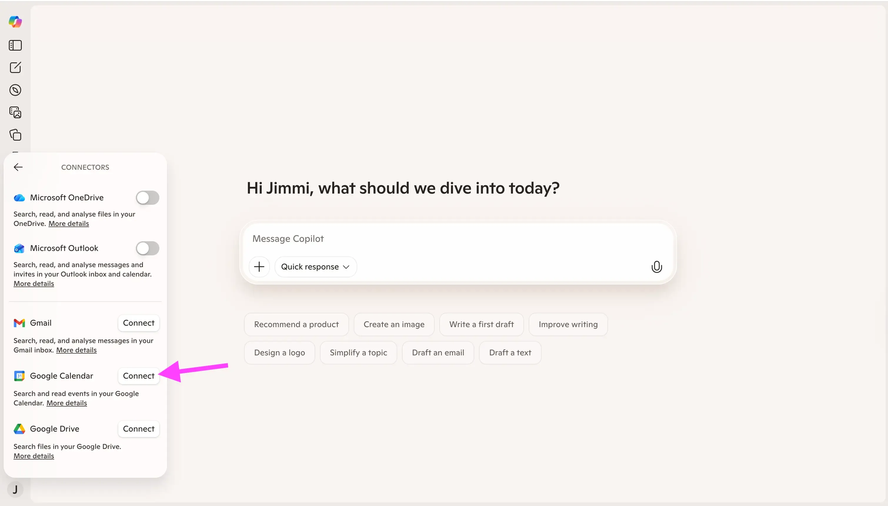 So verbinden Sie mehrere Kalender mit Microsoft Copilot