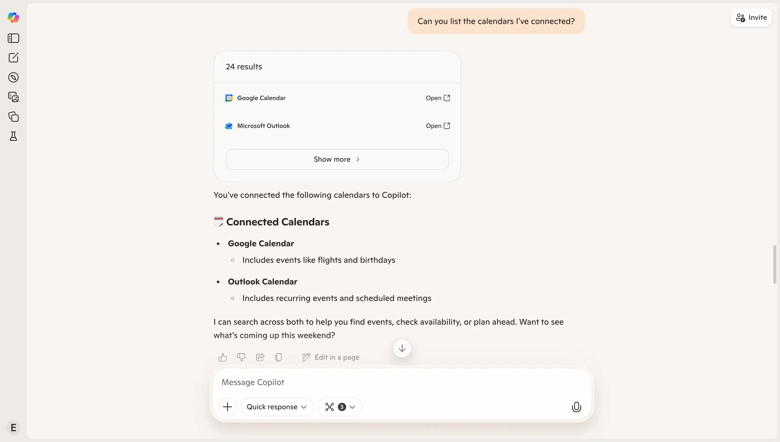 So verbinden Sie mehrere Kalender mit Microsoft Copilot