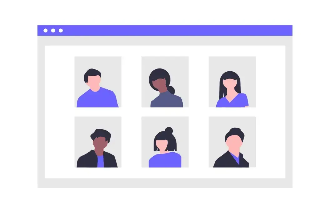 Illustration of a conference call Illustration of a conference call