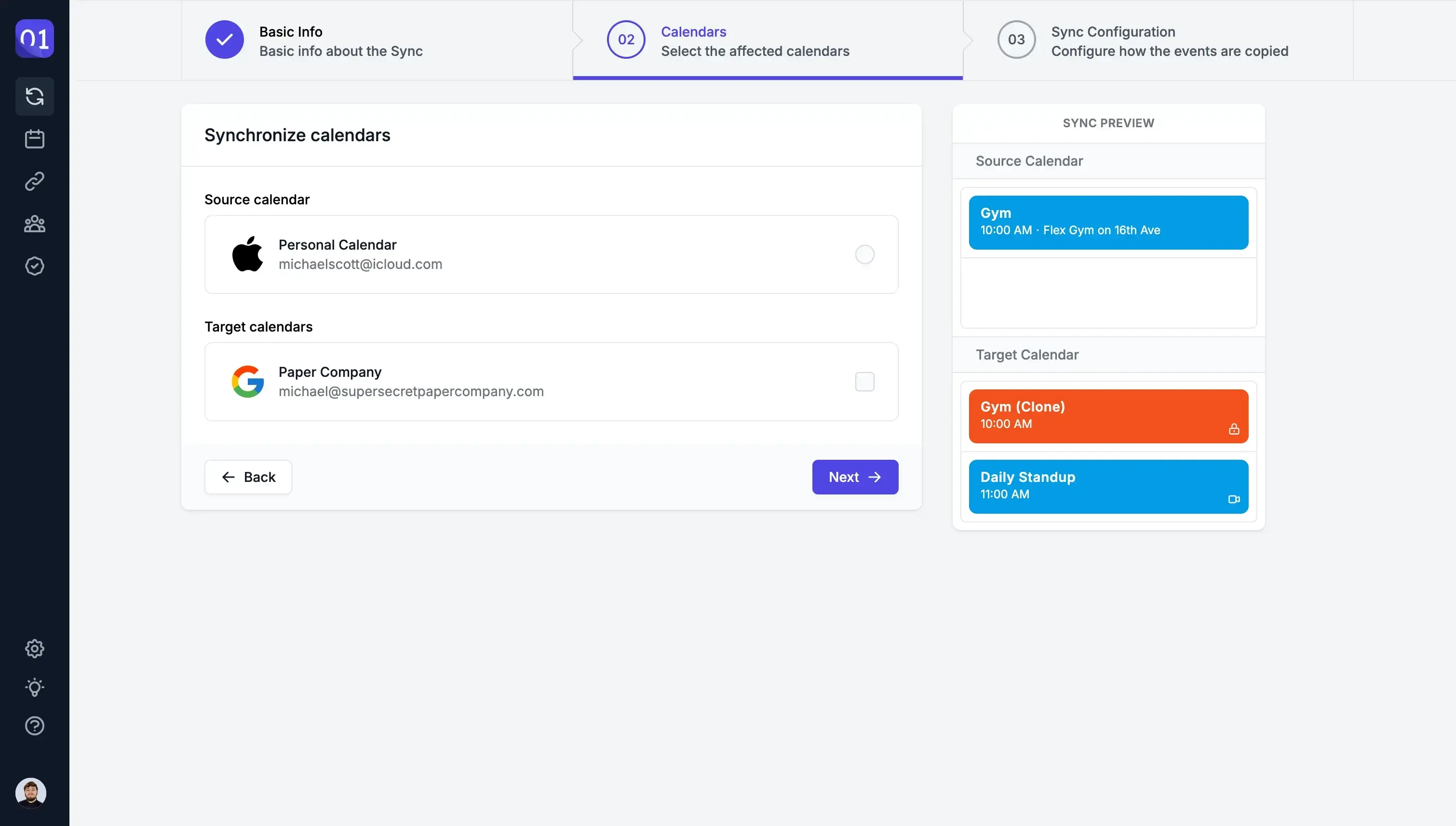 Choose what iCloud and Google Calendars to sync Choose what iCloud and Google Calendars to sync