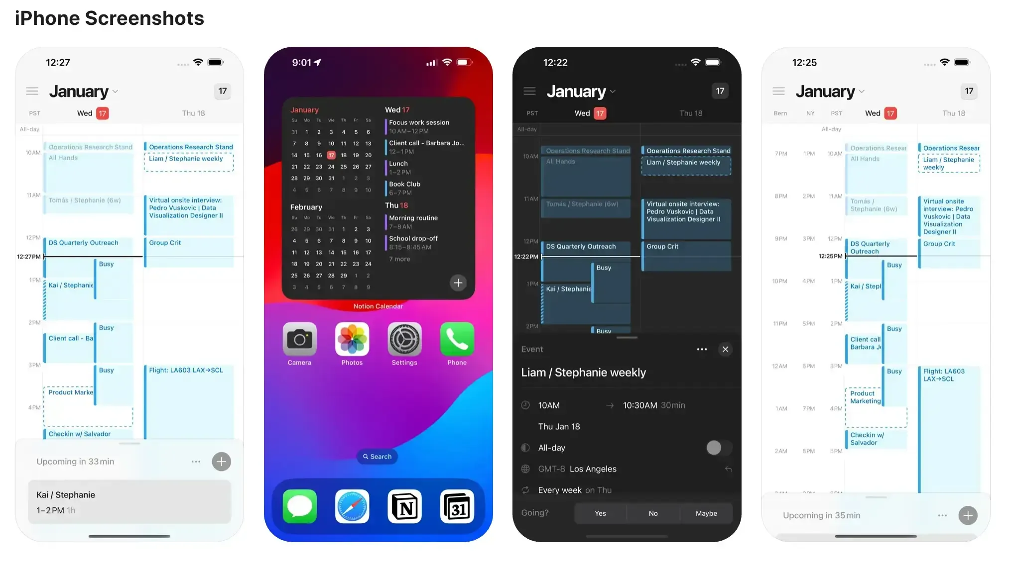Notion Calendar iOS Notion Calendar iOS